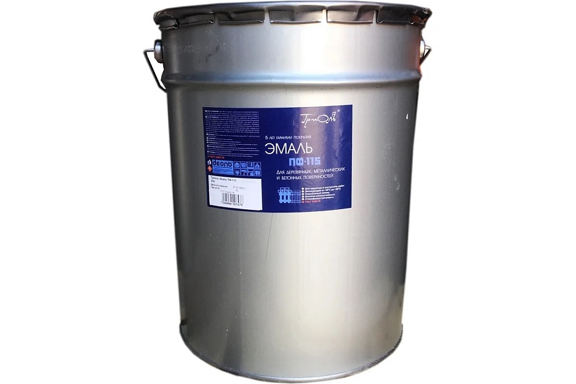  Эмаль ПФ-115 синяя глянцевая (22,0кг) // ТРИОЛЬ