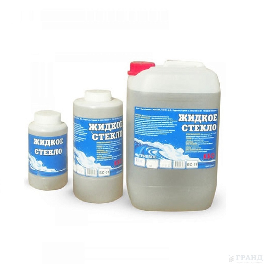 Жидкое стекло натриевое   1,4 кг. //  ТРИОЛЬ