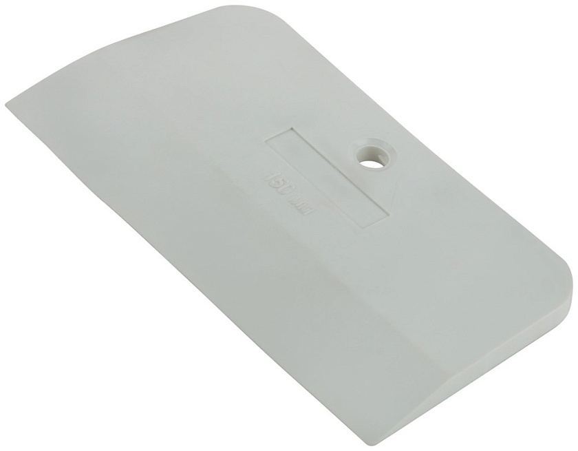 Шпатель резиновый, белый,  150 мм 