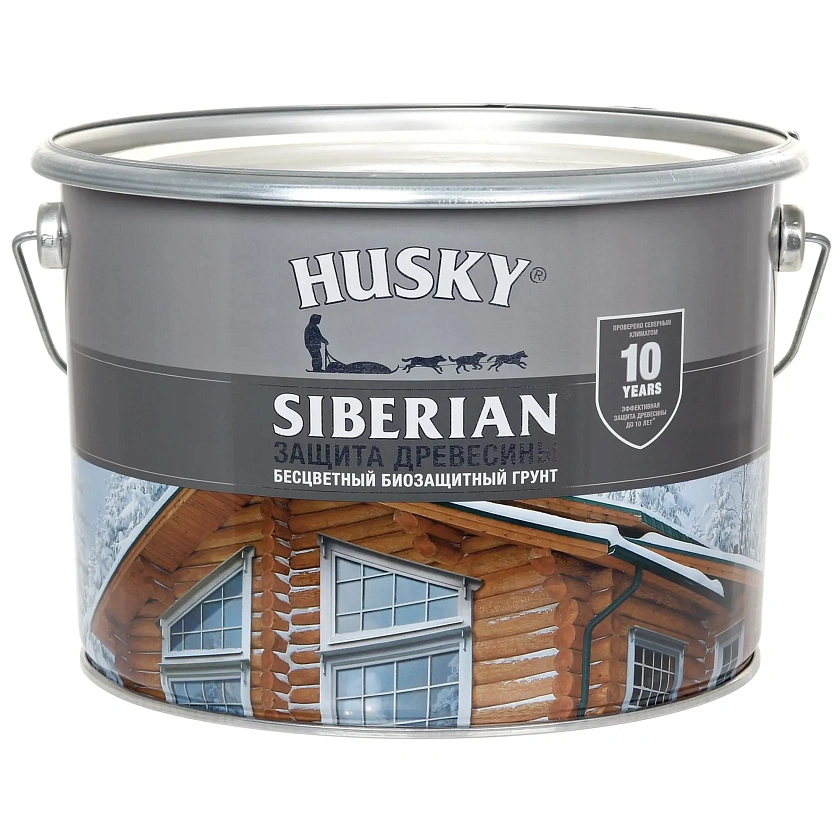 Грунт для дерева HUSKY бесцветный 2,7л 
