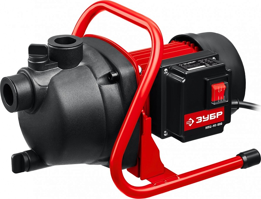 Насос центробежный ЗУБР 800 Вт, поверхностный (садовый)  (НПЦ-М1-800)