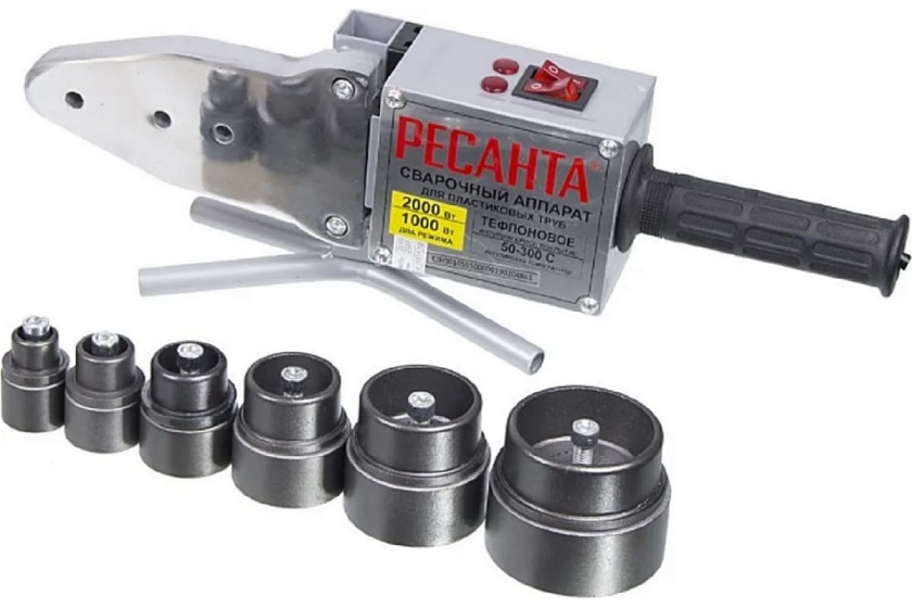 Аппарат для сварки ПВХ труб АСПТ-2000 Ресанта   65/55