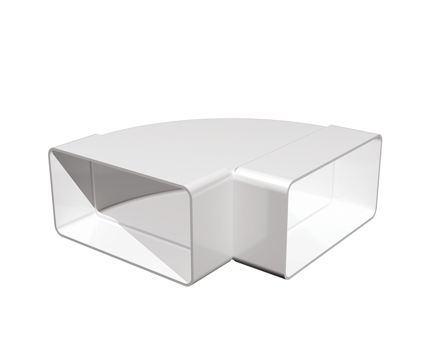 Колено плоское горизонтальное 90гр. 60 х 120  612 КГП 