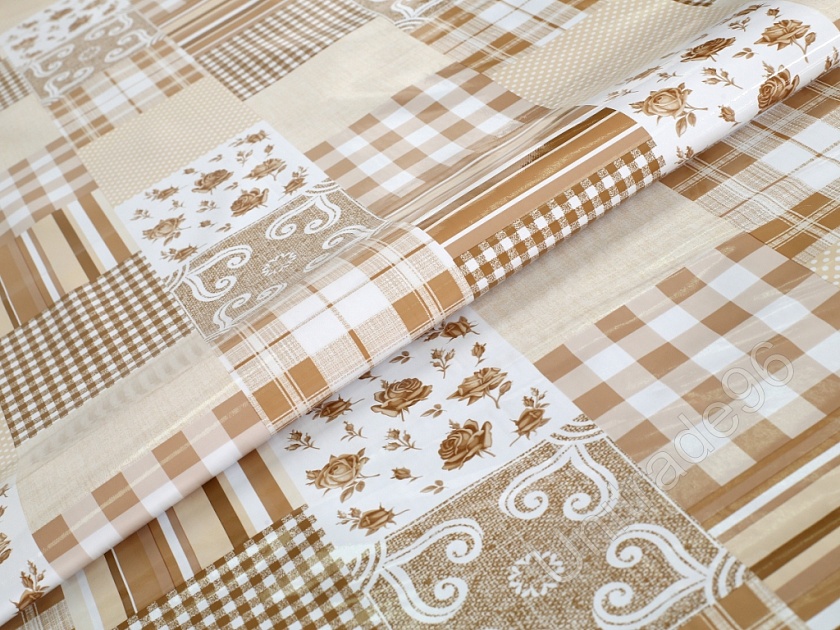 Клеенка на тканевой основе "ГЛЯНЕЦ" 0,26мм*1,37*20м мод.STS5135-1(GW-21080)