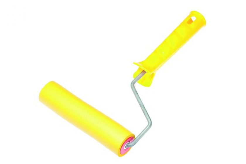Валик прижимной резиновый с ручкой, 150 мм// Ремколор