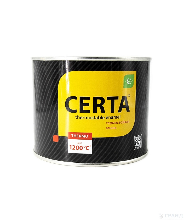 ЭмальТермостойкая Церта серебристая  0,4 кг.