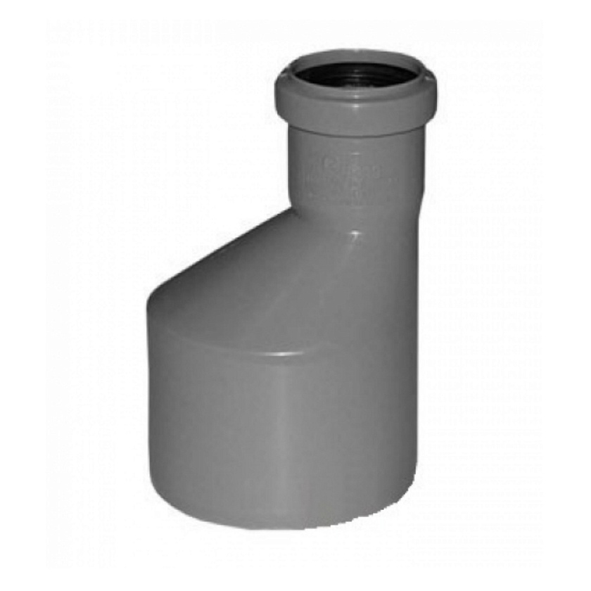 Переход канал-й 110х50 ПП (серый) (Конус)