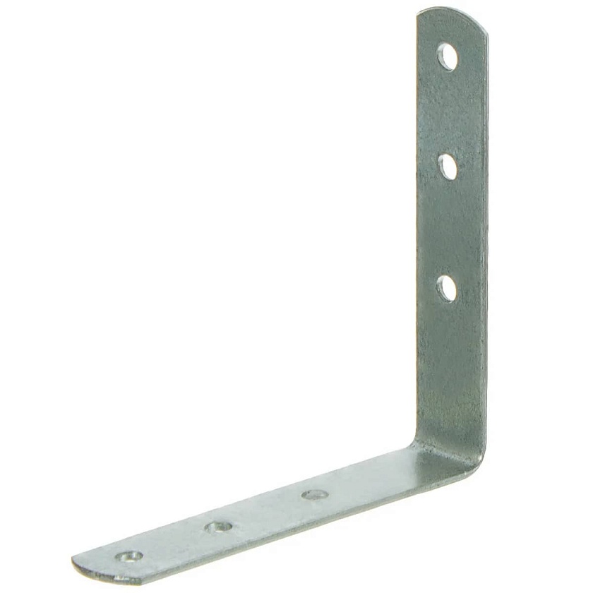 Кронштейн мебельный, 2,0 мм,  100х100х20 мм, цинк 