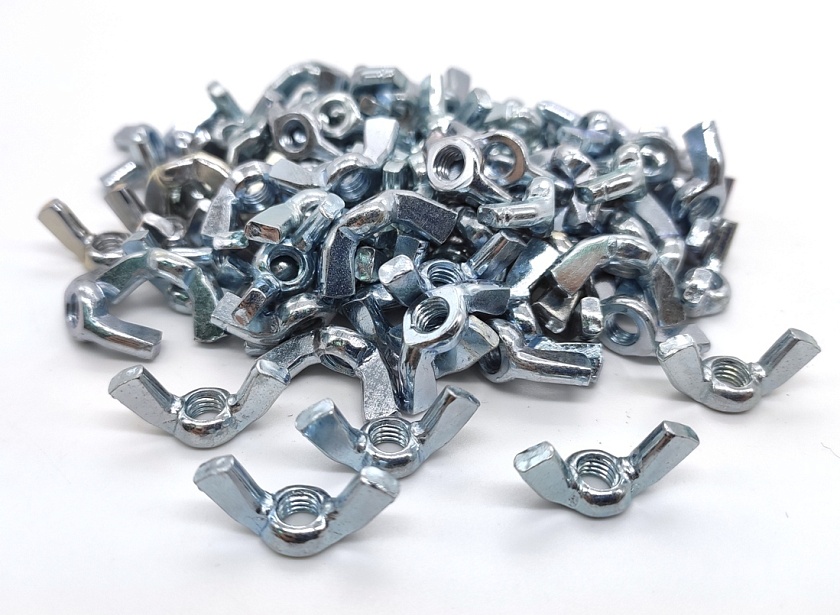 Гайка DIN 315  М5 цинк. барашковая  