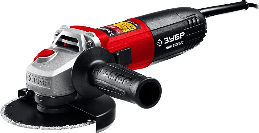 УШМ ЗУБР 800 Вт, d125 мм, Компакт (УШМ-125-805)