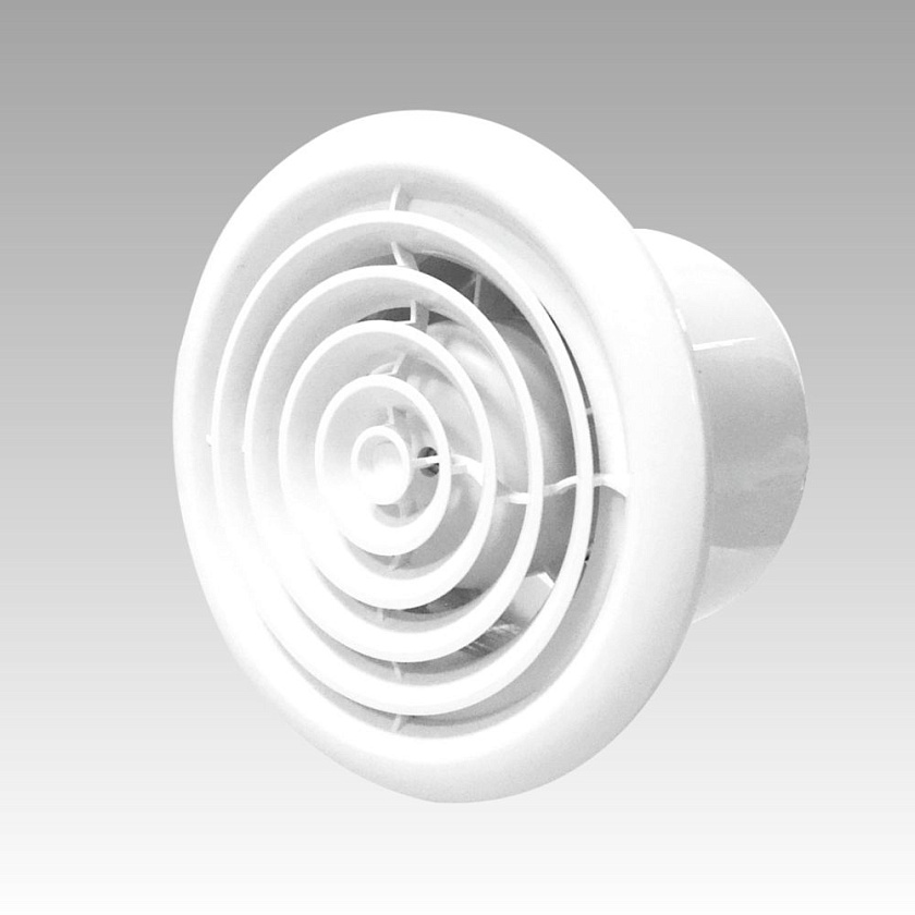 Вентилятор осевой вытяжной D 100 с обратным клапаном AURA 4C